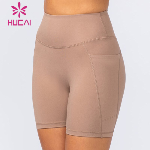 HUCAI Unique Design Womens Fit Sporty Shorts Sportswear Fashionable Yoga Manufactured In China