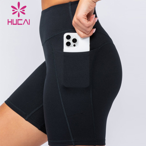 HUCAI Unique Design Womens Fit Sporty Shorts Sportswear Fashionable Yoga Manufactured In China