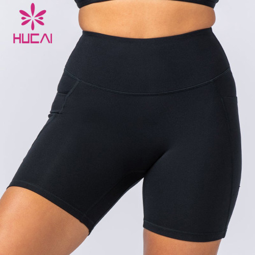 HUCAI Unique Design Womens Fit Sporty Shorts Sportswear Fashionable Yoga Manufactured In China