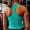 HUCAI Custom Women Racer Back Tank Top-China Yoga Vest Factory Manufacturer