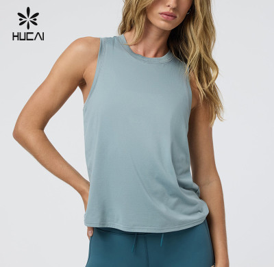 Custom Women's Ultrasoft performance tank tops |HUCAI Sportswear Manufacturer