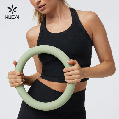 Custom Yoga Tank Top Spandex Slim Fit Racerback|HUCAI Sportswear Manufacturer