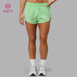 Custom High Quality Women's Fitness Shorts | HUCAI Sportswear Manufacturer