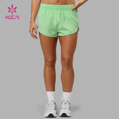 Custom High Quality Women's Fitness Shorts | HUCAI Sportswear Manufacturer