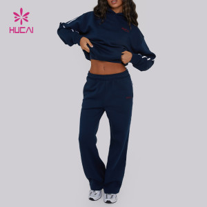 Custom Women's High Quality Fashion Sports Hoodie | HUCAI Sportswear Manufacturer
