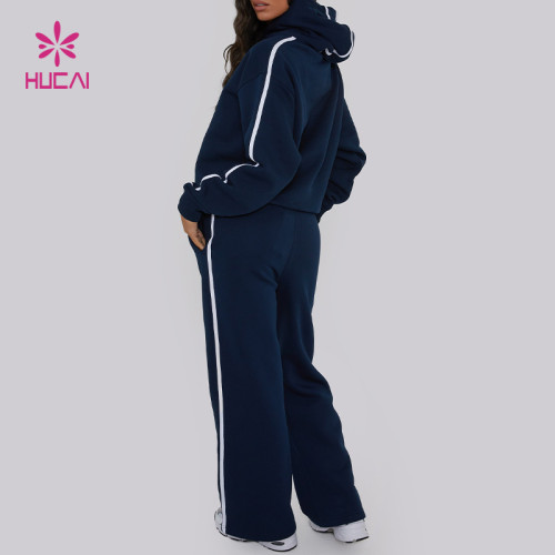 Custom Women's High Quality Fashion Sports Hoodie | HUCAI Sportswear Manufacturer