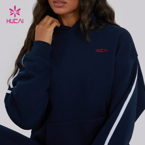 Custom Women's High Quality Fashion Sports Hoodie | HUCAI Sportswear Manufacturer