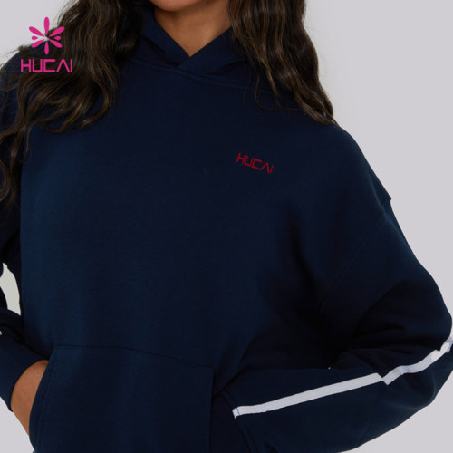 Custom Women's High Quality Fashion Sports Hoodie | HUCAI Sportswear Manufacturer