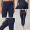 HUCAI Custom high-end Denim-Look High-Stretch Sweat-Wicking Sports Leggings