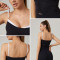 HUCAI Custom Two-In-One Design Contrast Color Slim-fit Ruched Skin-friendly  Workout Crop Top