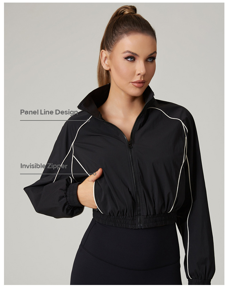 Workout Cropped Jacket Manufacturer