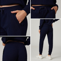 HUCAI Custom High Stretch Corduroy Slim Fit Women's Jogger Pants