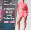 Dopamine Sportswear Collection manufacture: Recycled Fiber Fabric & 200 MOQ
