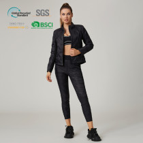 HUCAI Custom Women's Slim Fit Puffer Lightweight Workout Jacket