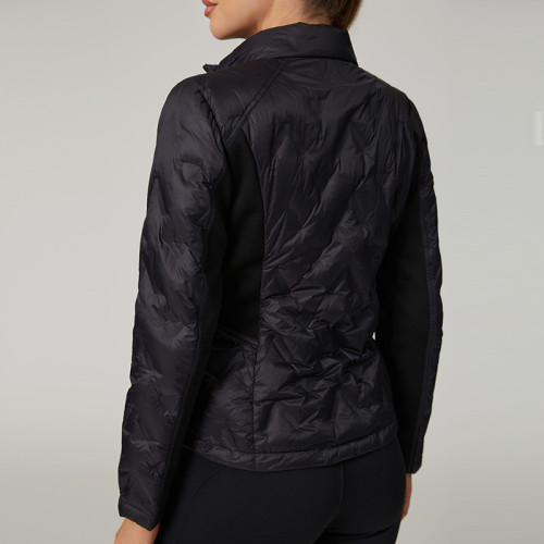 HUCAI Custom Women's Slim Fit Puffer Lightweight Workout Jacket