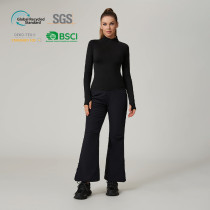 HUCAI Custom Women's Slim Fit Active Long Sleeve with Arc'teryx-Inspired Lightweight Fabric