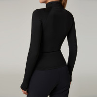 HUCAI Custom Women's Slim Fit Active Long Sleeve with Arc'teryx-Inspired Lightweight Fabric