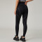 HUCAI Custom Women's High-Waist Reflective Active Leggings with 3M Trim