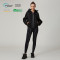 HUCAI Custom Women's Reflective Trim Hooded Jacket with Thermal Lining