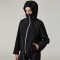 HUCAI Custom Women's Reflective Trim Hooded Jacket with Thermal Lining