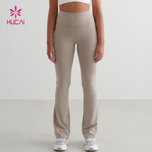 Premium High Waist Flared Yoga Pants | Custom Activewear Manufacturer