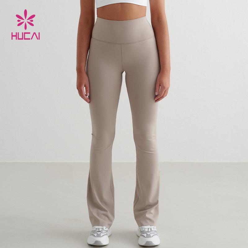 Premium High Waist Flared Yoga Pants | Custom Activewear Manufacturer