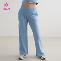 Premium Knitted Flared Lounge Pants | Custom Activewear Manufacturer