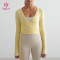 Premium Women's Wrap Yoga Top | Custom Activewear Manufacturer