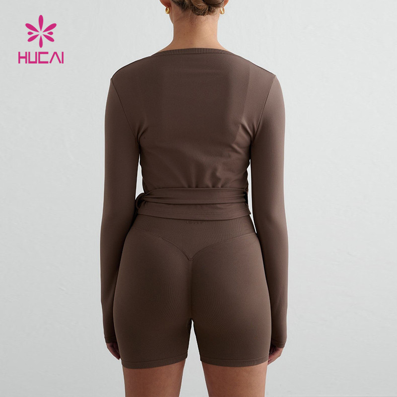 Wrap Yoga Tops manufacturing factory