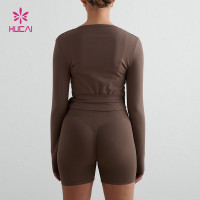 Premium Women's Wrap Yoga Top | Custom Activewear Manufacturer