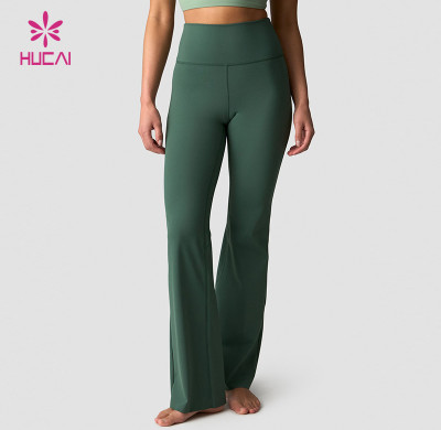 Premium High Waist Flared Yoga Pants | Custom Activewear Manufacturer