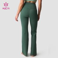 Premium High Waist Flared Yoga Pants | Custom Activewear Manufacturer