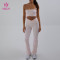 Premium Crossover Waist Flared Yoga Pants | Custom Activewear Manufacturer