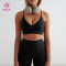 Premium Women's V-Neck Strappy Sports Bra | Custom Activewear Manufacturer