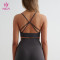 Premium Women's V-Neck Strappy Sports Bra | Custom Activewear Manufacturer