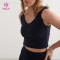 Premium Women's V-Neck Sleeveless Sports Top | Custom Activewear Manufacturer