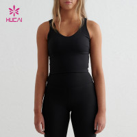 Premium Women's V-Neck Sleeveless Sports Top | Custom Activewear Manufacturer