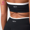Custom High Quality Halter Neck Black Sports Bra | HUCAI sportswear manufacturer