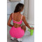 Custom High Quality Contrast Trim Sports Bra | HUCAI sportswear manufacturer