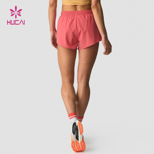 Custom Women's Running Shorts with Inner Liner Lightweight Training Sportswear | HUCAI