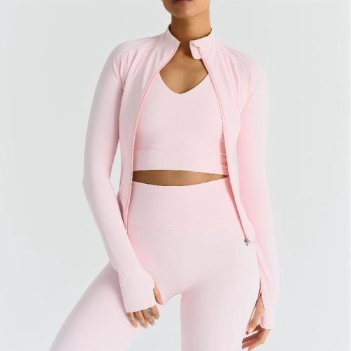 Custom Women's Long Sleeve And Yoga Jackets Manufacturer