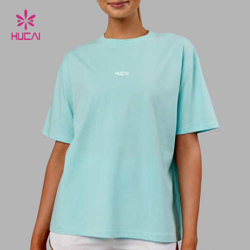 Custom Women's Oversized Gym T-Shirt for Training and Lifestyle | HUCAI Sportswear Manufacturer