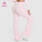 Custom Women's High-Waist Flare Yoga Pants | HUCAI Sportswear Manufacturer