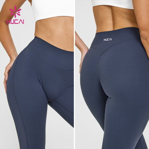 Custom Women's High-Waist Flare Yoga Pants | HUCAI Sportswear Manufacturer