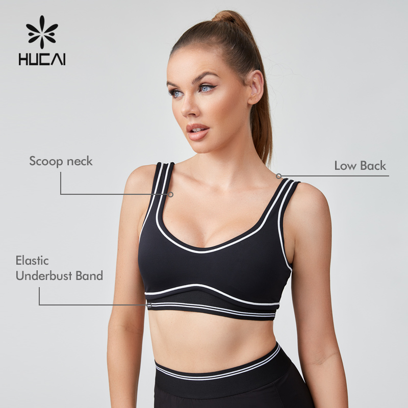 Medium-support training bra