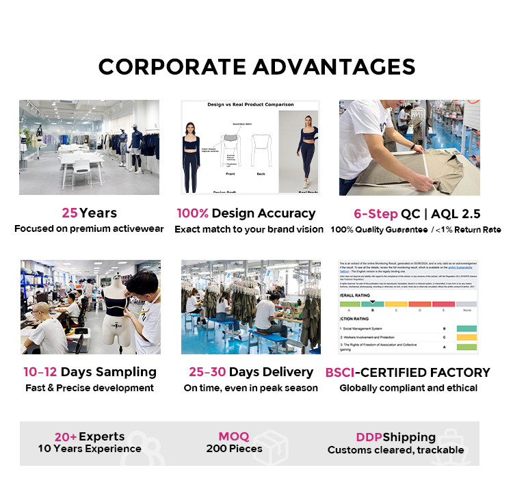 custom yoga wear manufacturer