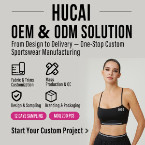 HUCAI Custom Women's Cami Yoga Sports Bra with Cross-Back Straps and Lulu-Like Fabric