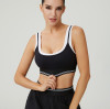 Custom Square Neck Sports Bra Manufacturer | Contrast Trim Production Control
