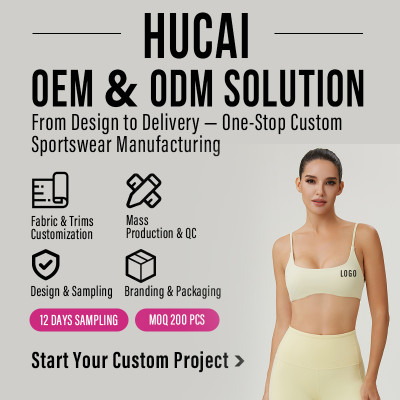 HUCAI Custom Women's Scoop Neck Yoga Bra with Adjustable Criss-Cross Back and Thin Straps