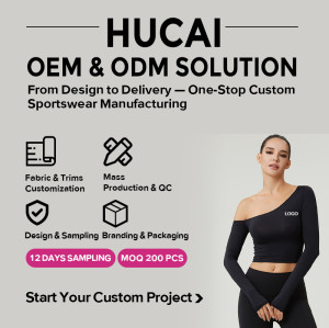 Custom Women's One-Shoulder Long Sleeve Crop Top | OEM Activewear Manufacturer